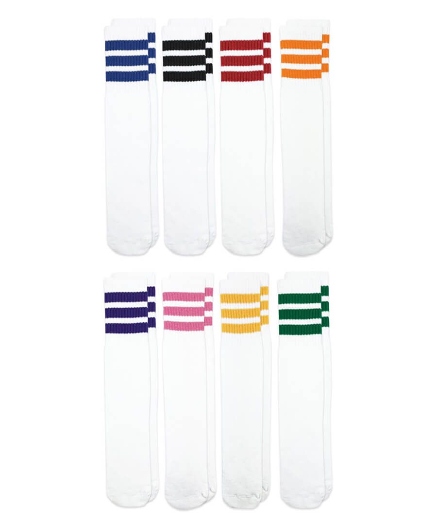 Stripe Knee High Tube Sock