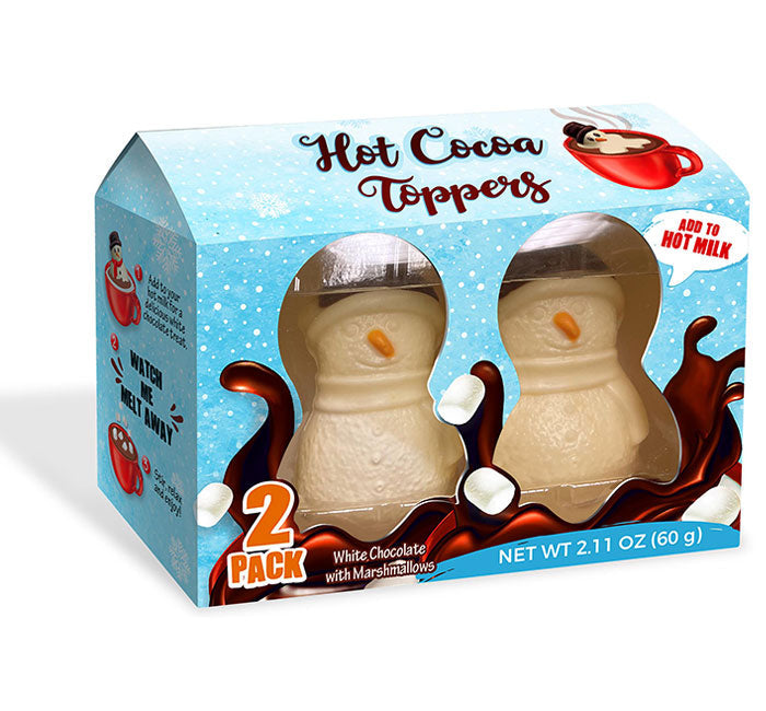 Snowman Marshmallow Hot Cocoa Toppers - The Suburban Soapbox