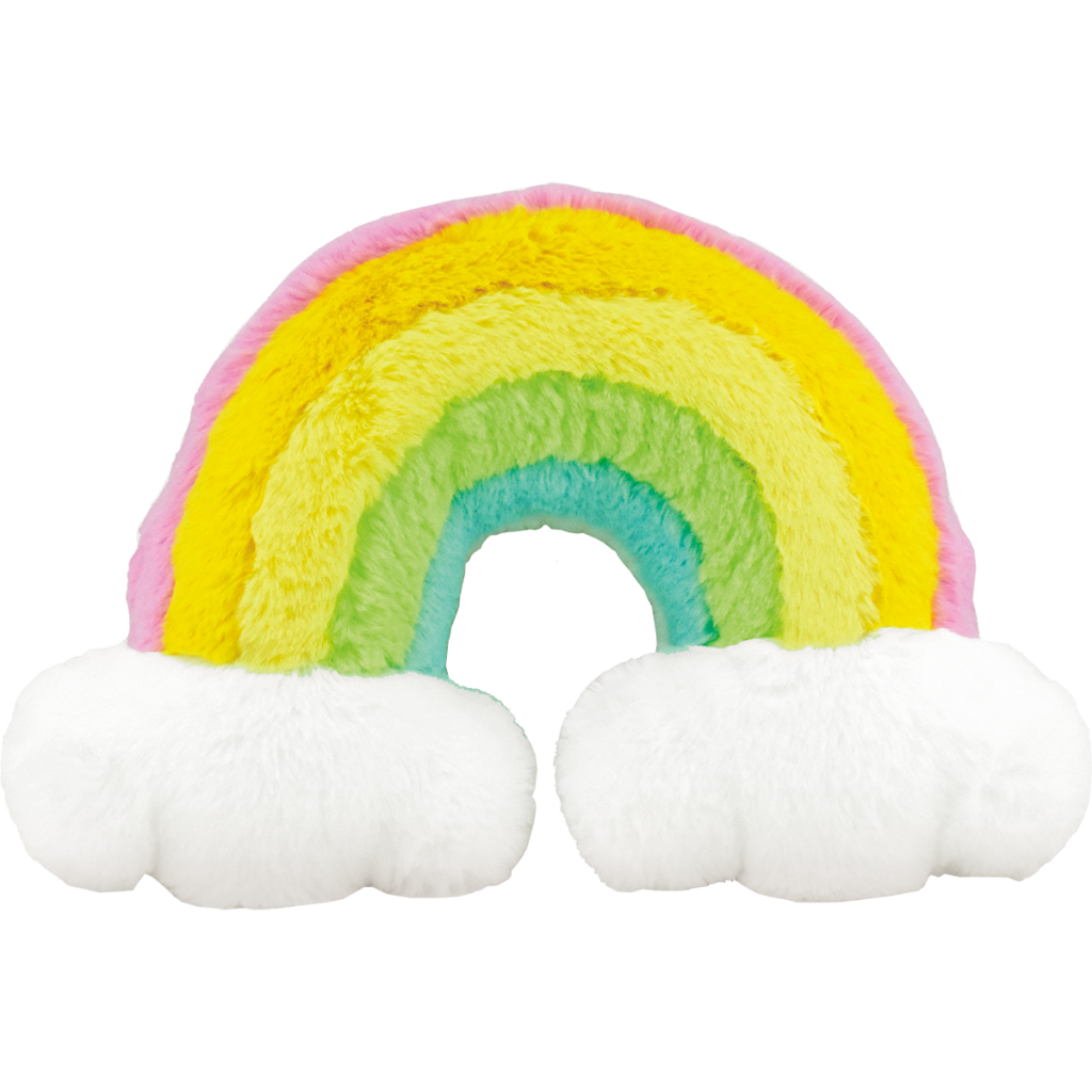 Rainbow Furry Plush – Haute Totz