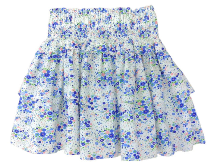 Smocked Floral Skirt