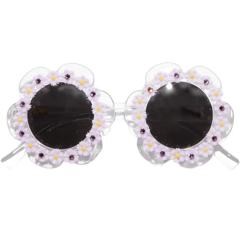 Daisy Round Flower Sunglasses – Haute Totz display picture 3