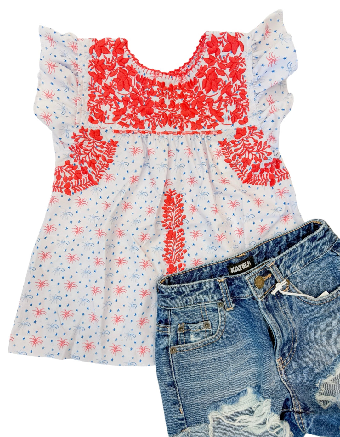 Flutter Sleeve Top