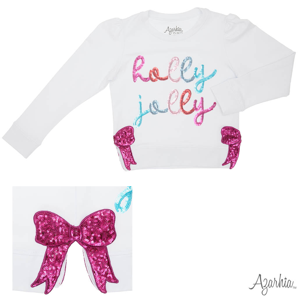 Holl Jolly In Sequin Sweatshirt