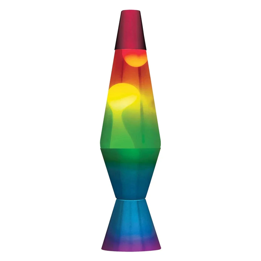 Lava Lamp-Rainbow Tricolor-14.5"
