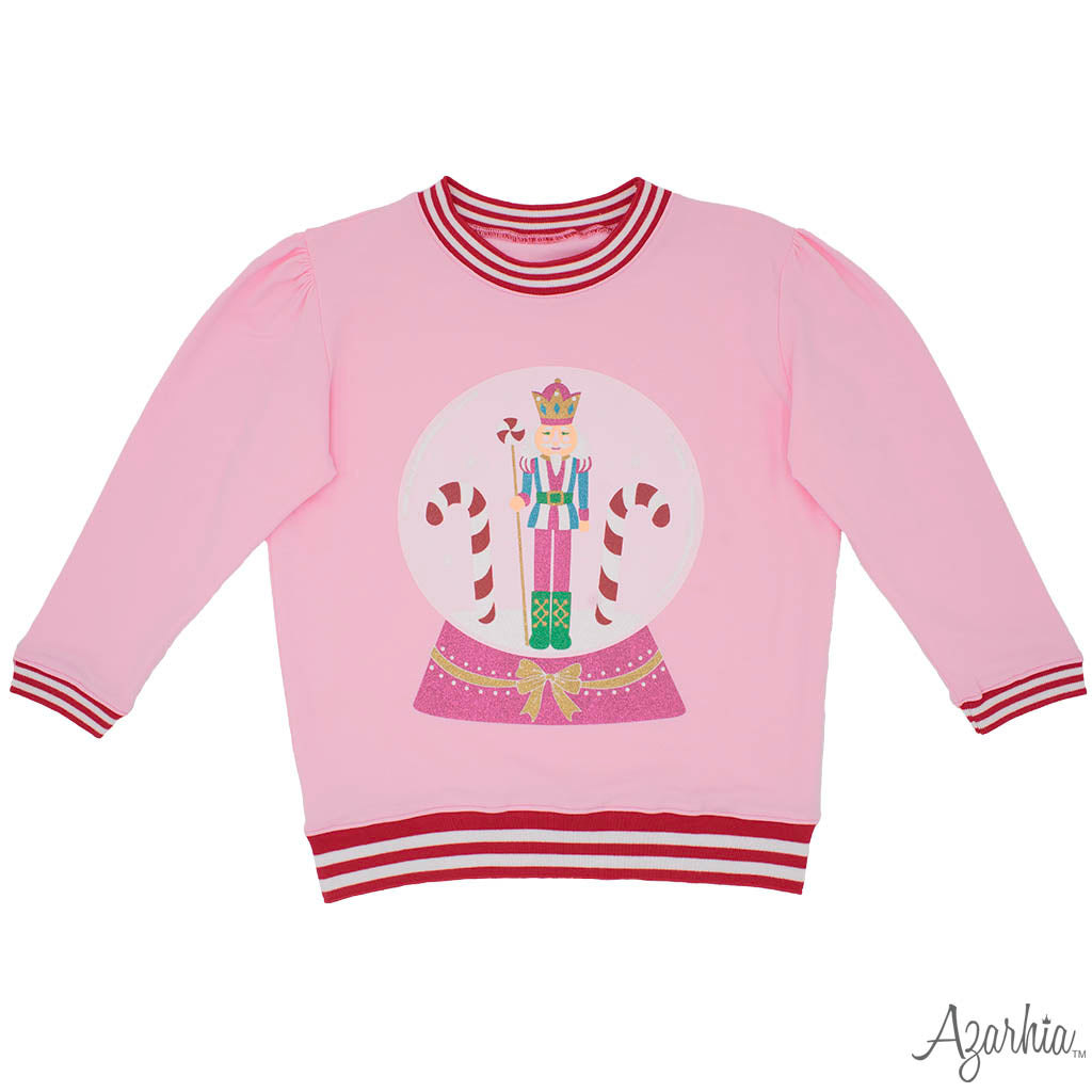Nutcracker In Glitter Sweatshirt