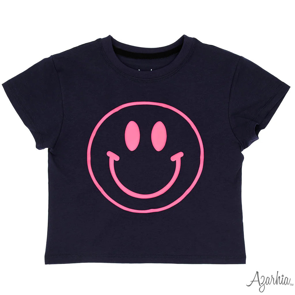 Smiley Face Boxy Tee