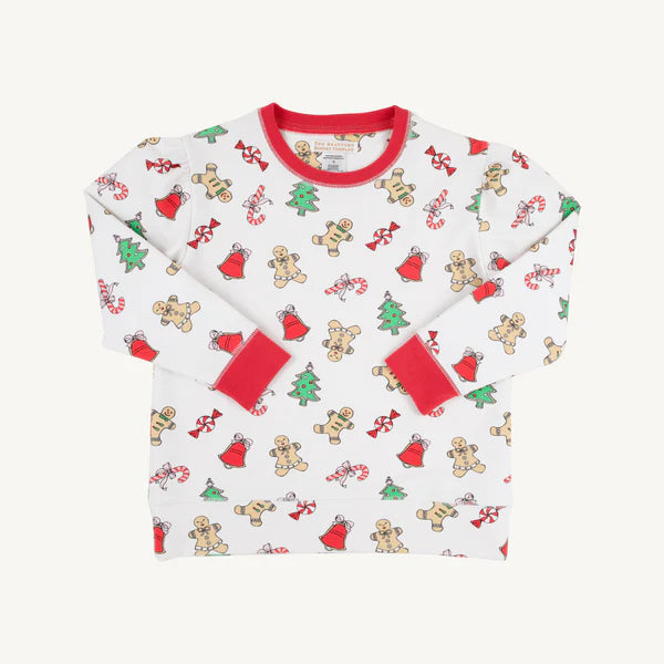 Cassidy Comfy Crewneck-Puff Sleeve