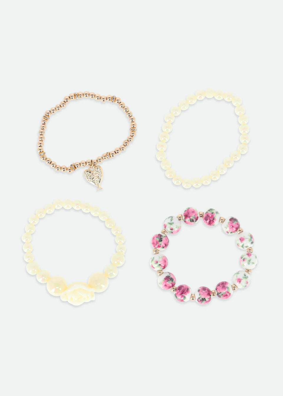 Rose Bracelet Set