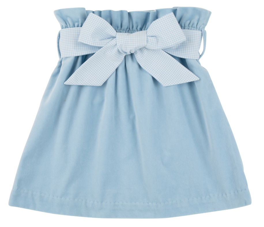 Beasley Bow Skirt-Velveteen