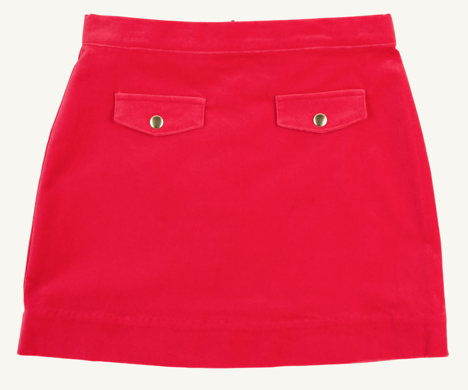 Perrin Pocket Skirt-Velveteen
