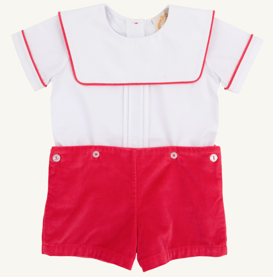 Beauregard Button In-Velveteen