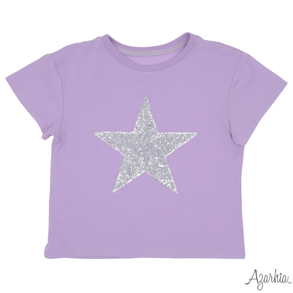 Sequin Star Boxy Tee