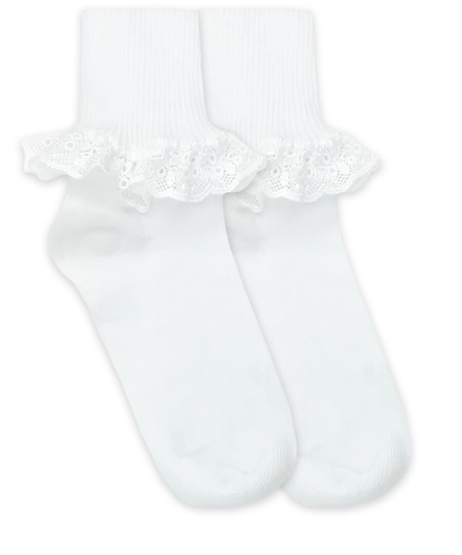 Chantilly Lace Turn Cuff Socks 1 Pair
