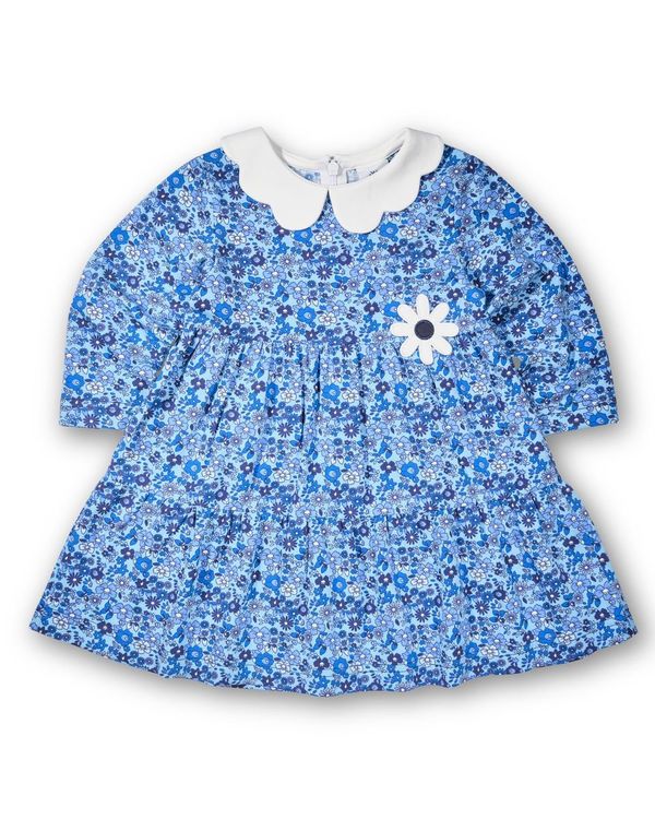 Floral Knit Dress w/Flower