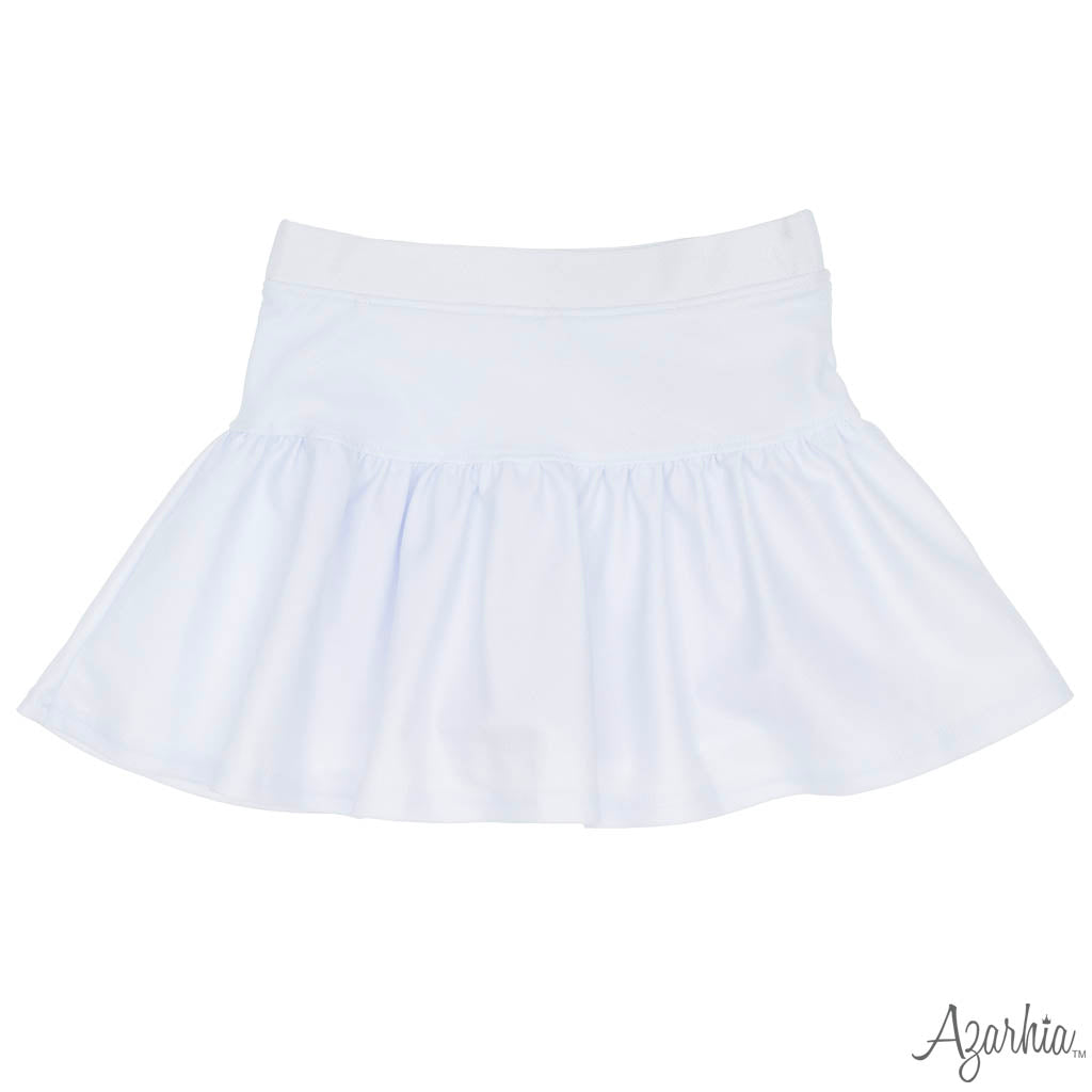Gathered Shimmer Skort