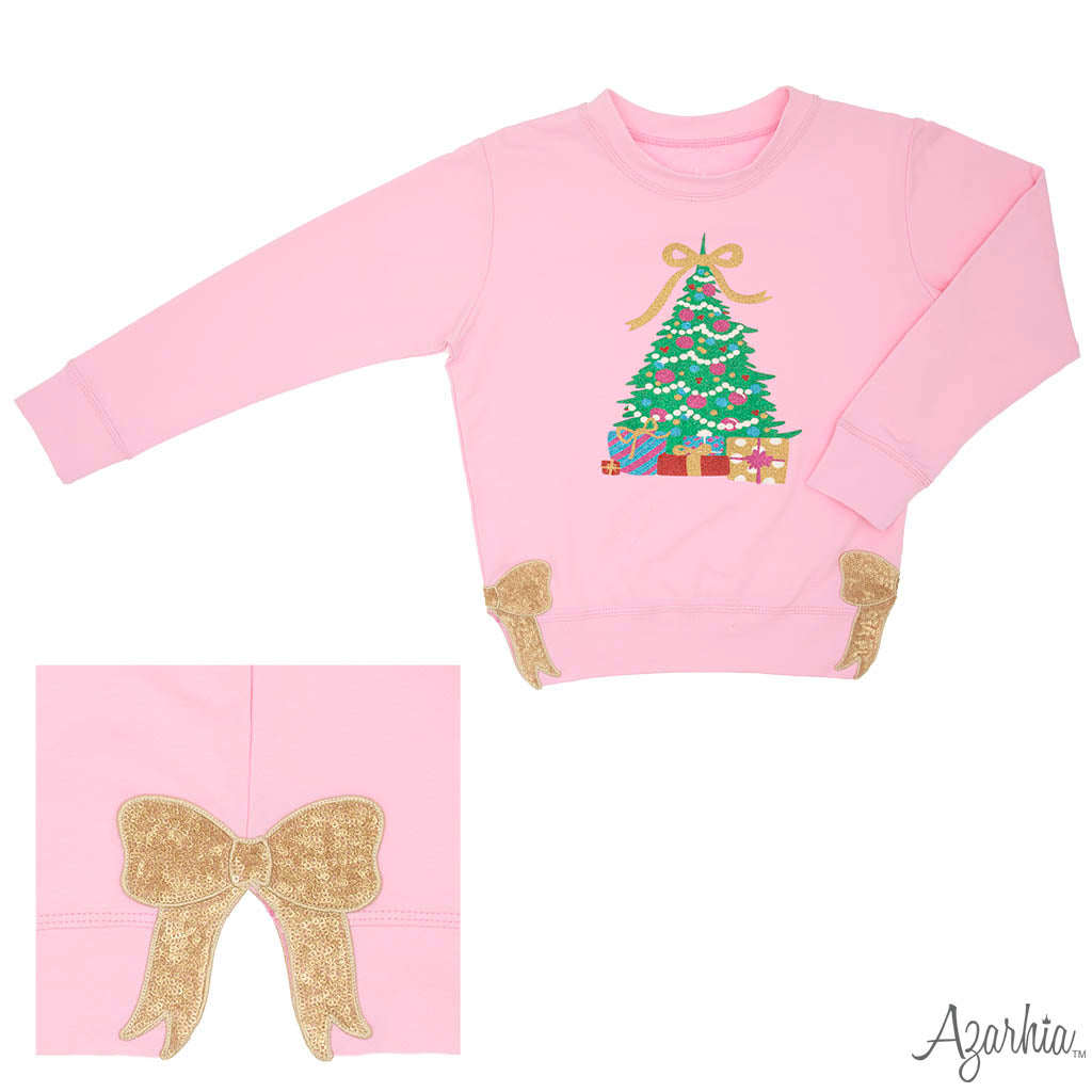 Christmas tree In Glitter Sweatshirt