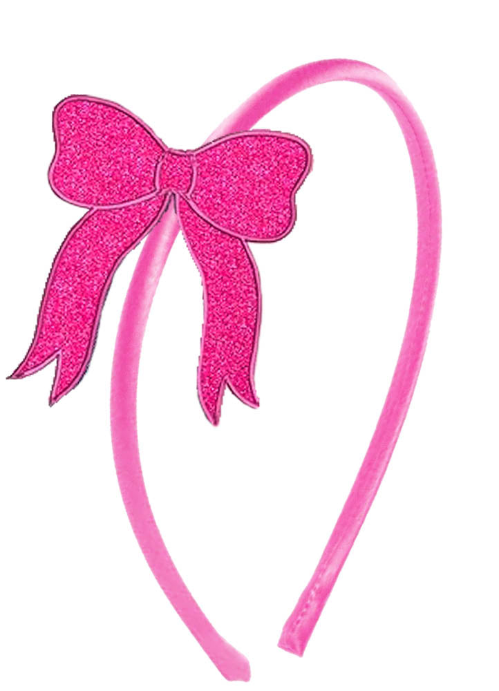 Sequin Bow Pink Headband Amazon.com : Hot Pink Sequin Bow Headband for Girls  main image 4
