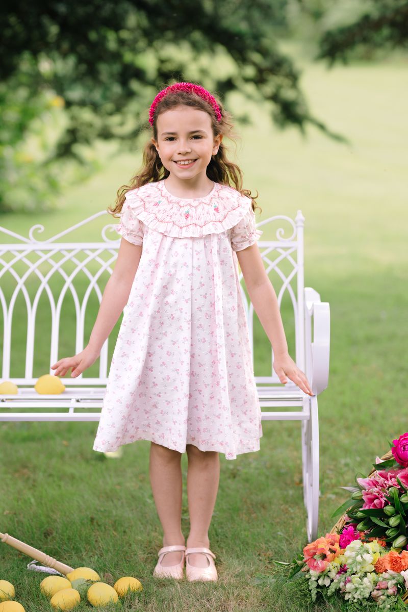 Myrtille Shortsleeve Bishop Dress