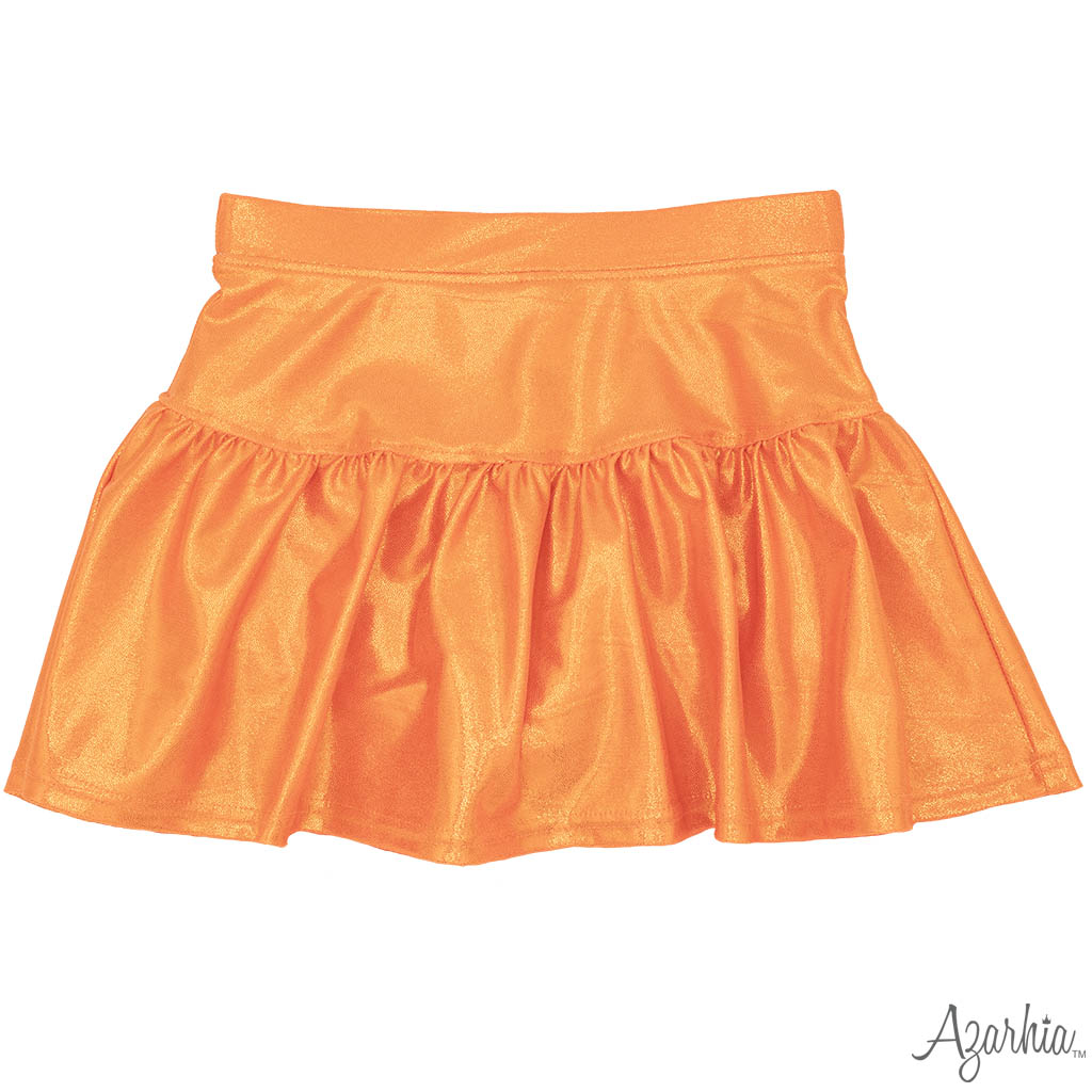 Gathered Shimmer Skort