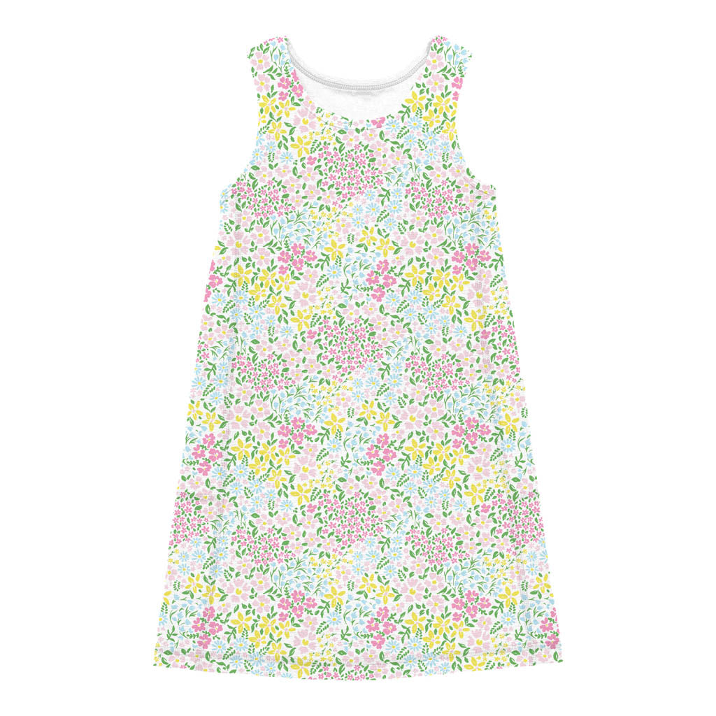 Izzy Tennis Dress Pastel Fields / YL