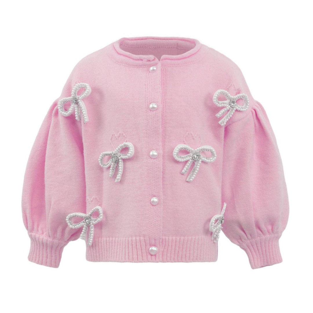 Pearl Bow Cardigan