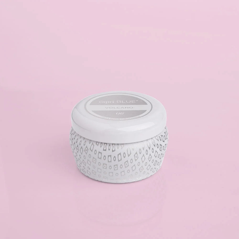 White Mini Tin-3oz