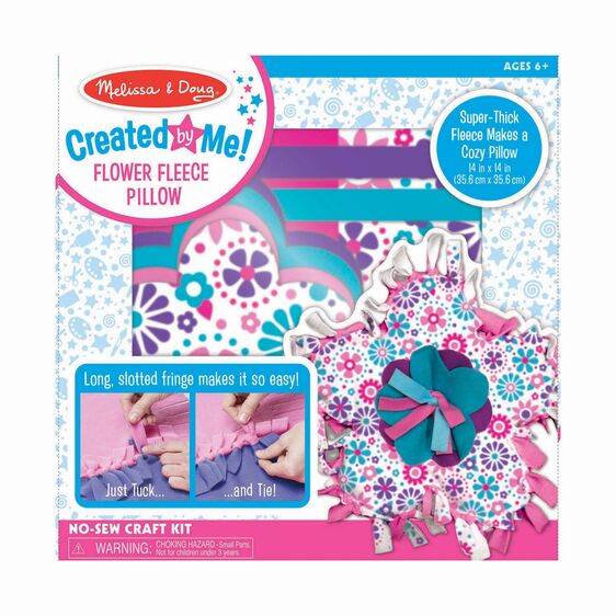 Created By Me - Flower Fleece Pillow