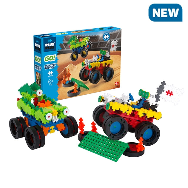 Plus-Plus GO! Monster Trucks