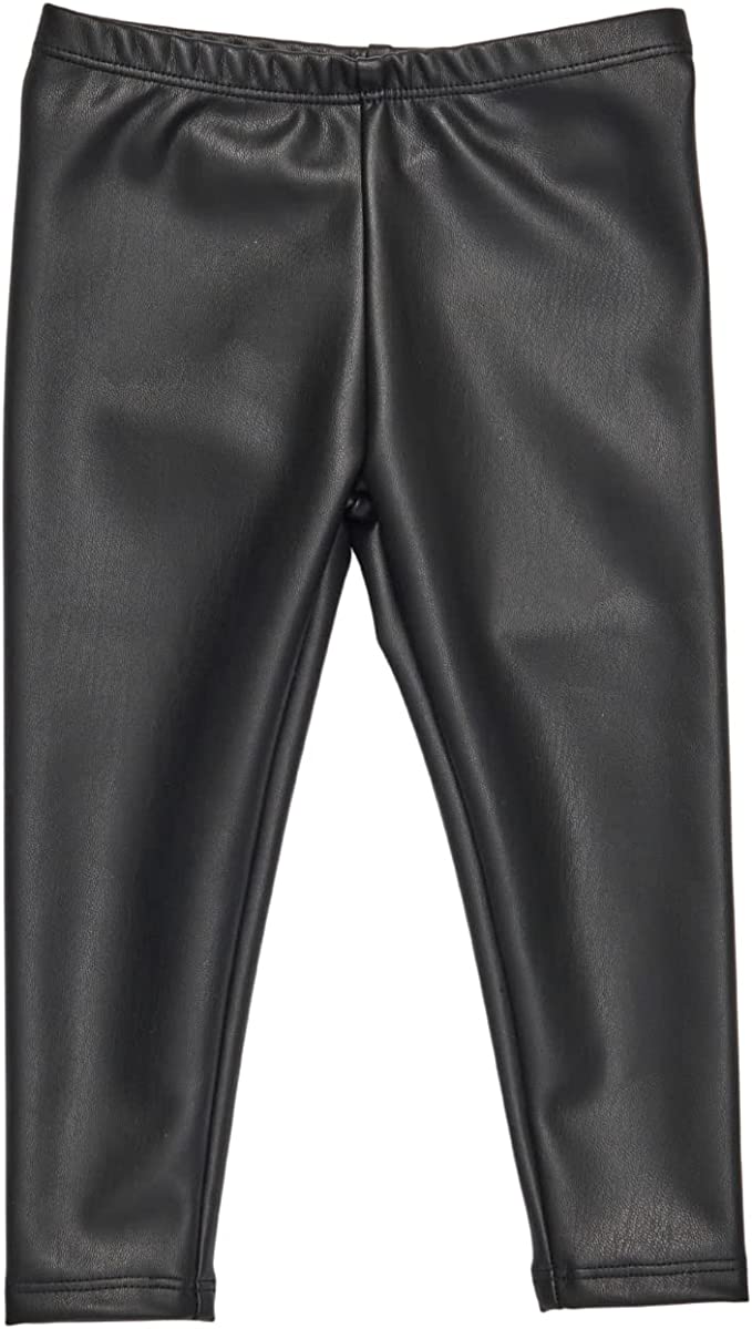Black Faux Leather Legging