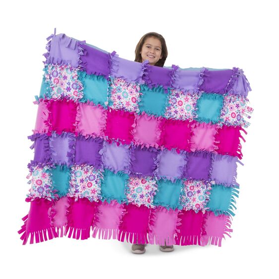 Created By Me - Flower Fleece Quilt