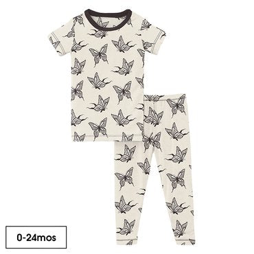 Print Short Sleeve Pajama Set