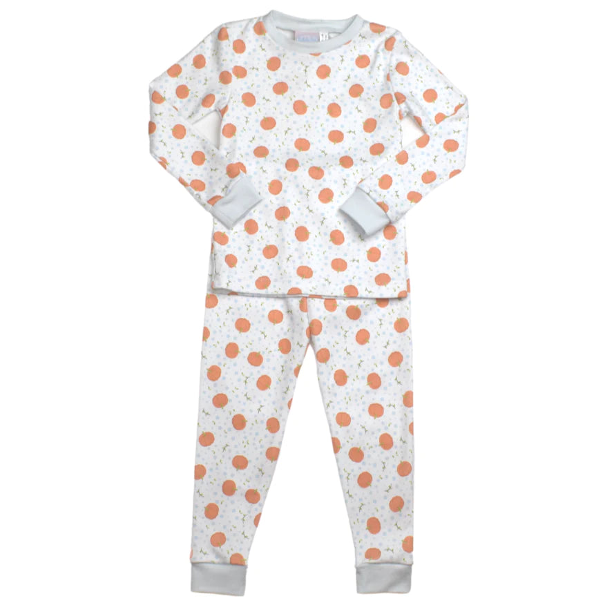 Sweet Pea PJ Set- Blue Pumpkin