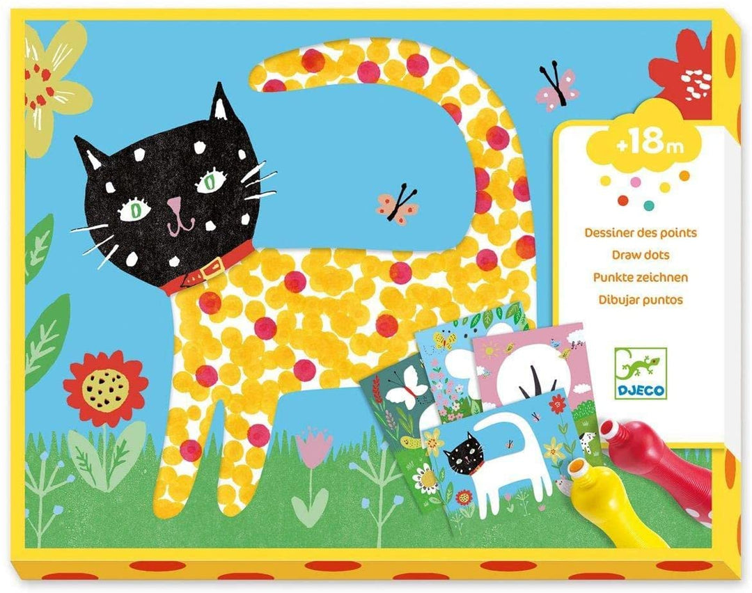DJECO Small Dots Mess-Free Painting Set