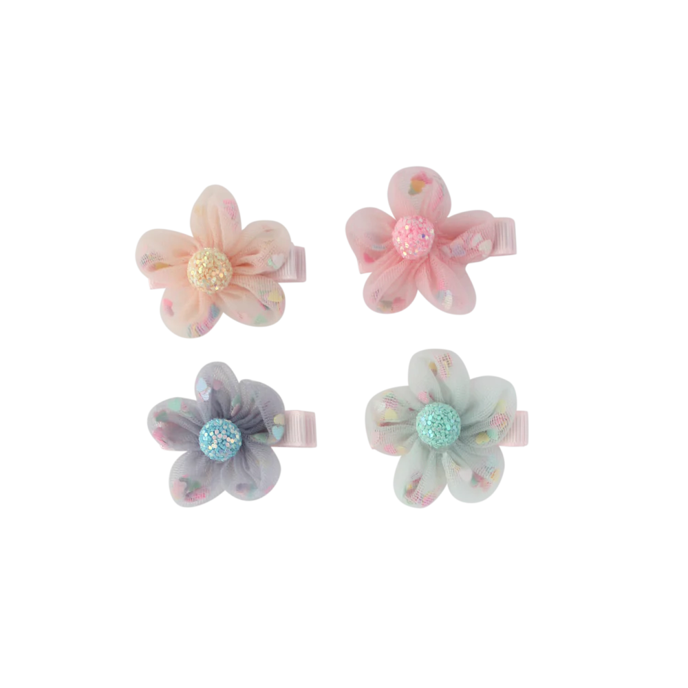 Confetti Flower Grippie Clippie