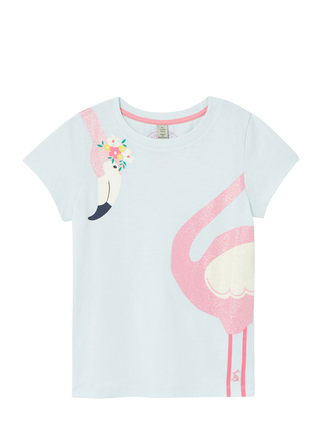 Pixie Blue Flamingo Print Shirt