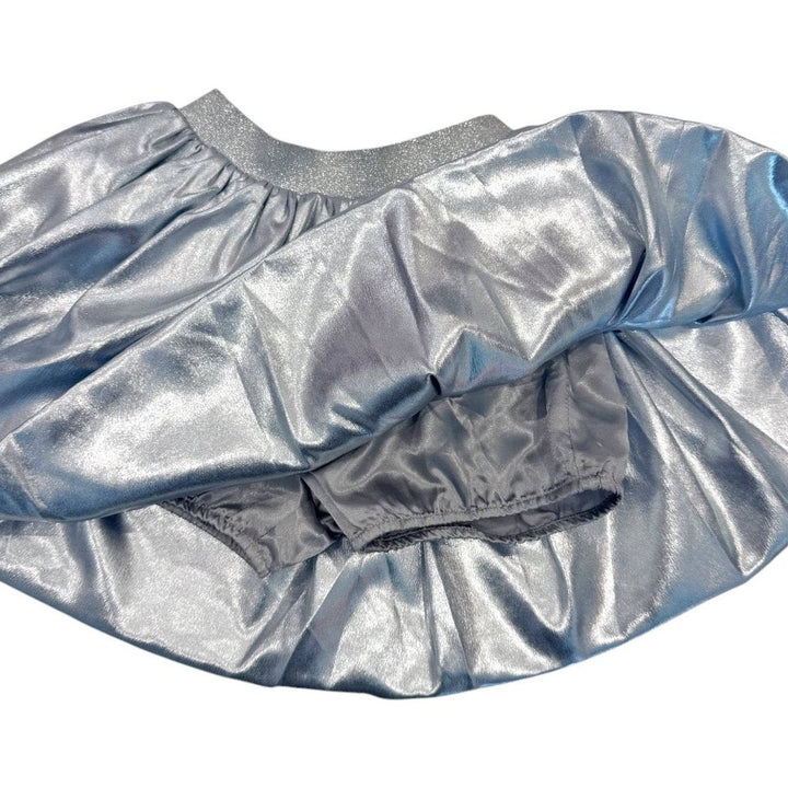Shiny Metallic Mini Skirt