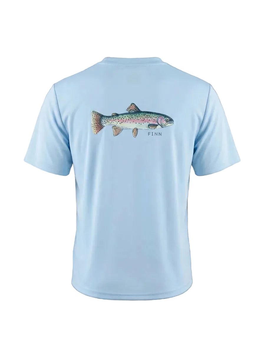 Tidal Tech Tee Shortsleeve-Rainbow Trout