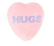 Hugs Heart Fleece Plush