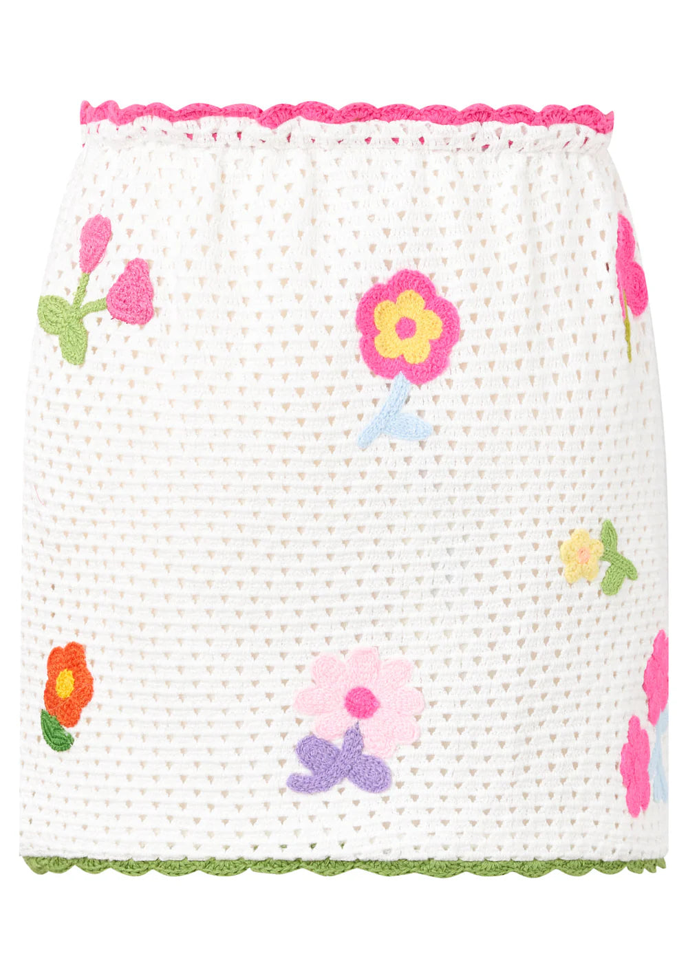 Daisette Crochet Mini Skirt