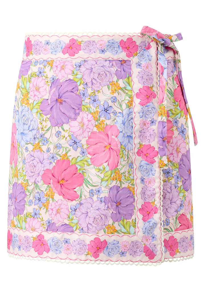 Charlotte Mini Wrap Skirt