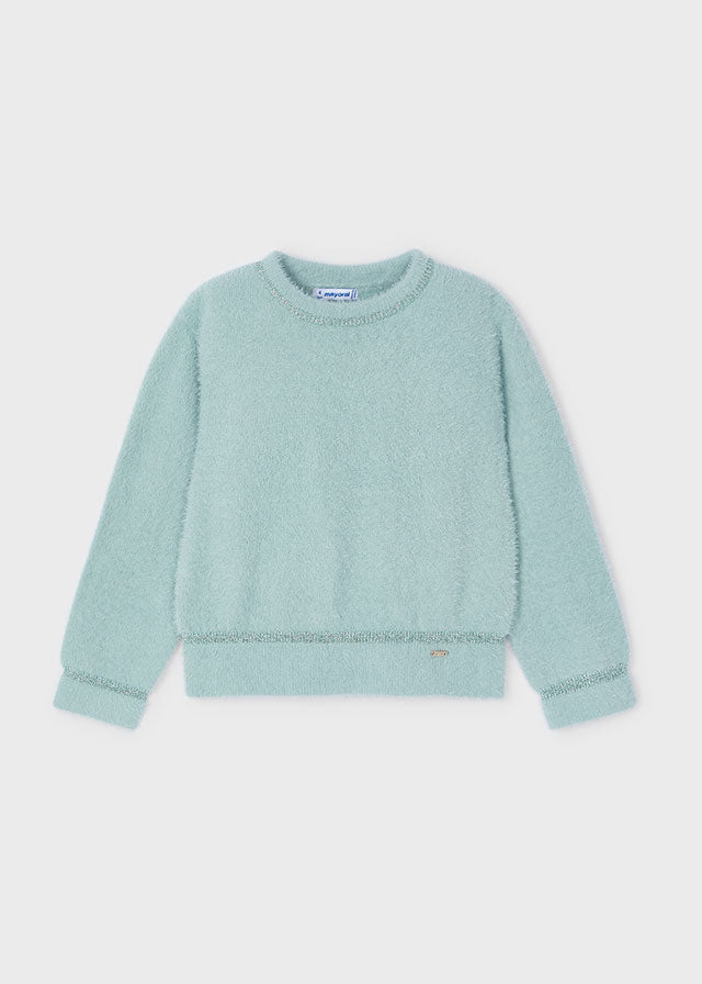 Lurex Trim Sweater