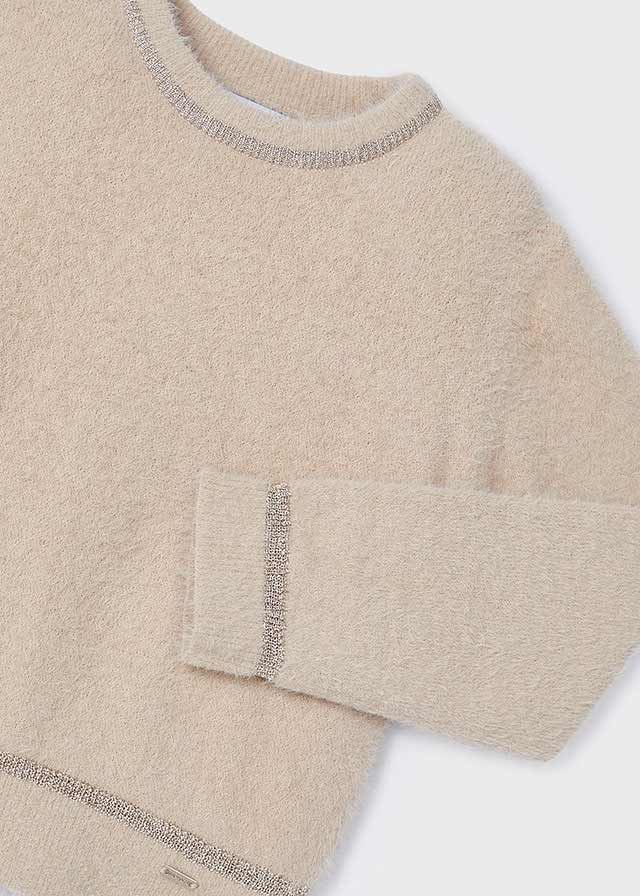 Lurex Trim Sweater