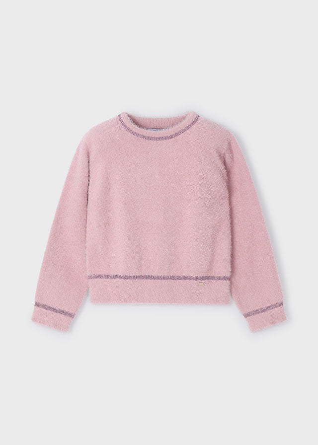 Lurex Trim Sweater