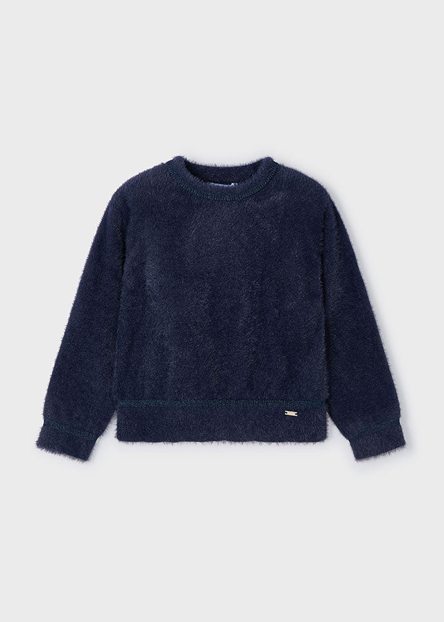 Lurex Trim Sweater