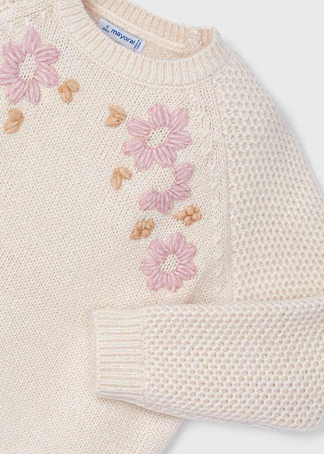 Flower Detail Sweater