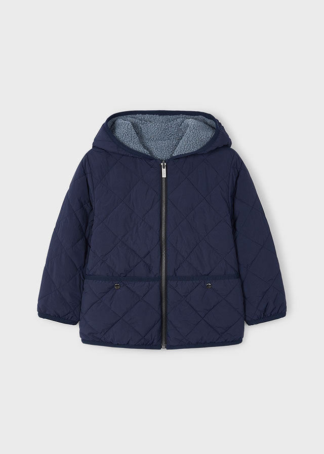 Reversible Quilted/Fleece Coat