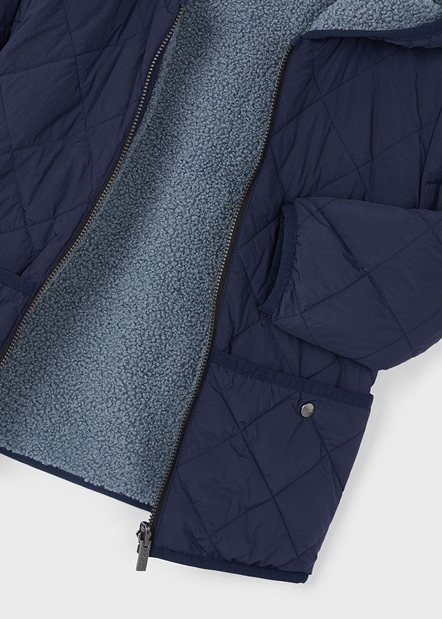 Reversible Quilted/Fleece Coat