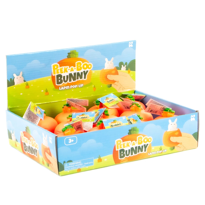 Peek A Boo Bunny in Carrot Sensory Toy