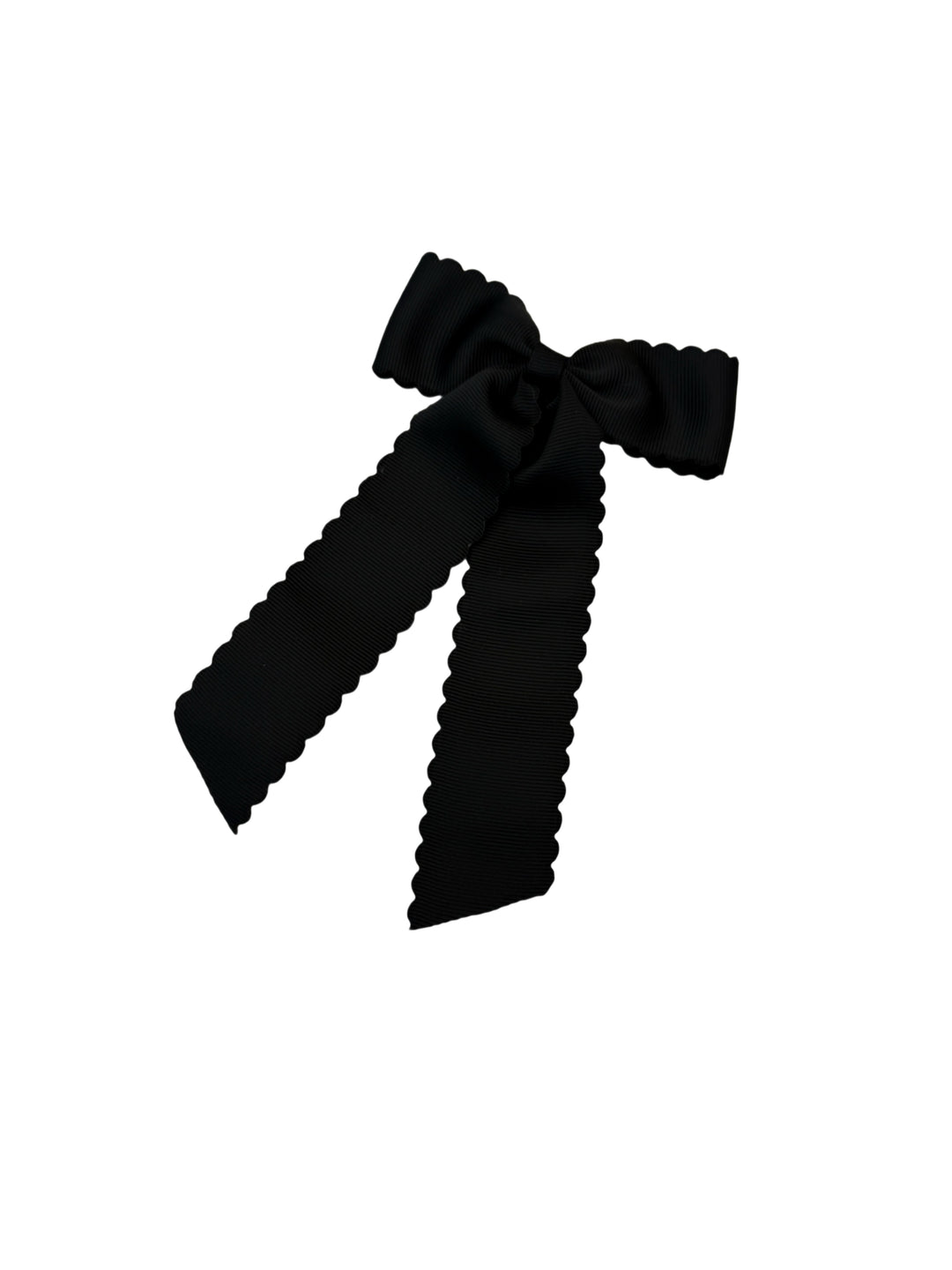 Scalloped Long Tail Bow