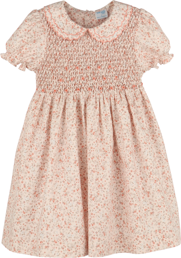 Honeycomb Smock Dress